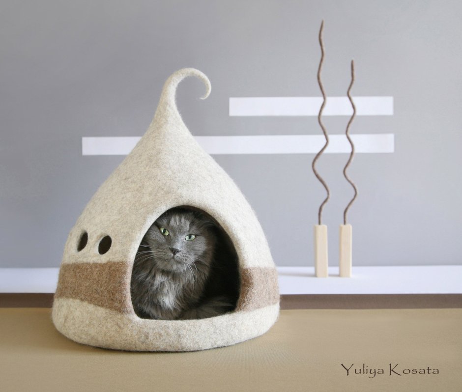Юлия косата домики для кошек