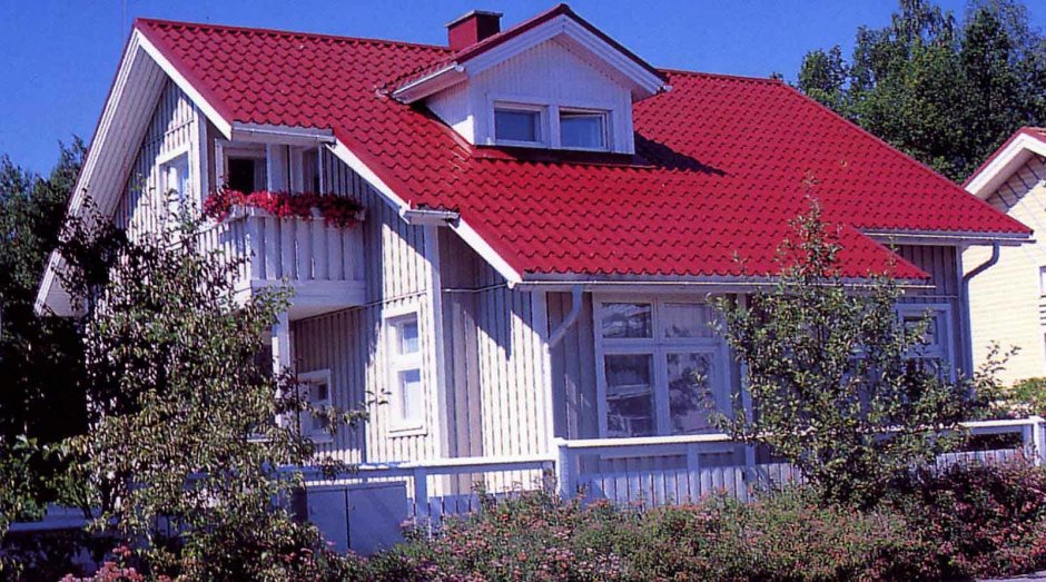 Финские домики цвета