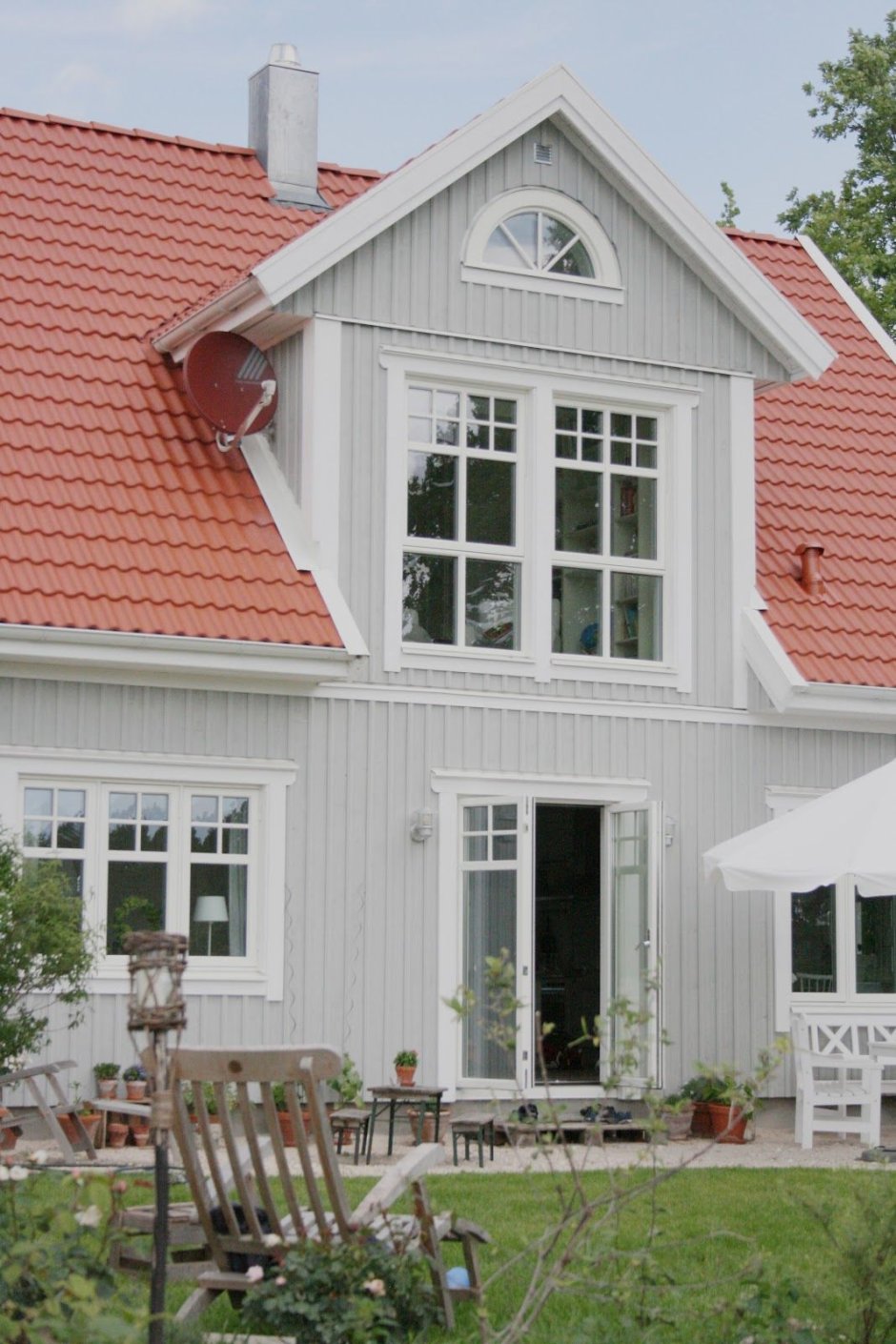Красивый дом в скандинавском стиле