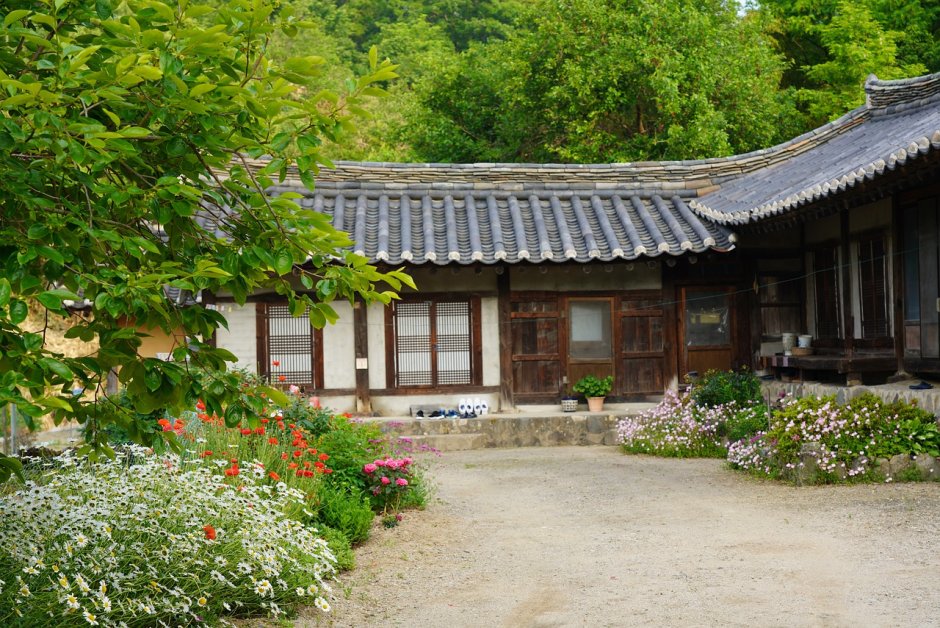 Кореи деревни Южной Ханок