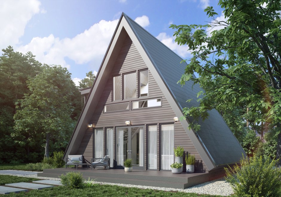 Дом треугольной формы