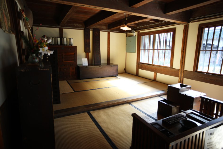 Минка дом в Японии внутри