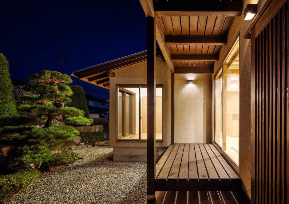 Японский деревянный дом