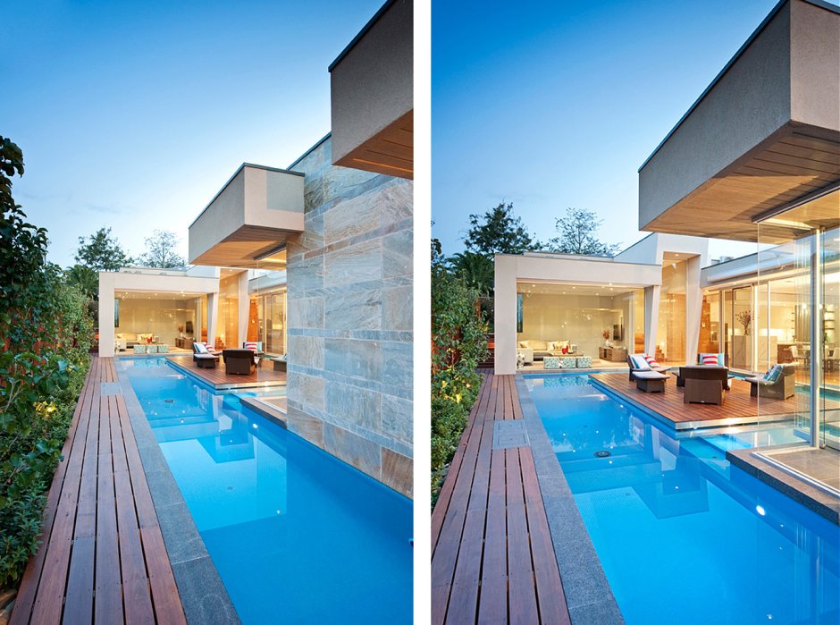 Дизайн домов внутри и снаружи с бассейном