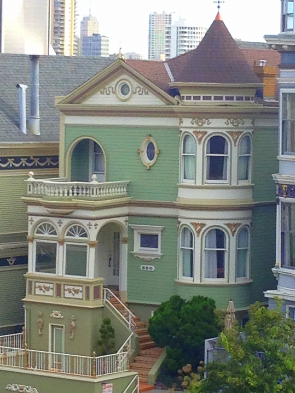 Сан Франциско дома Викторианский стиль