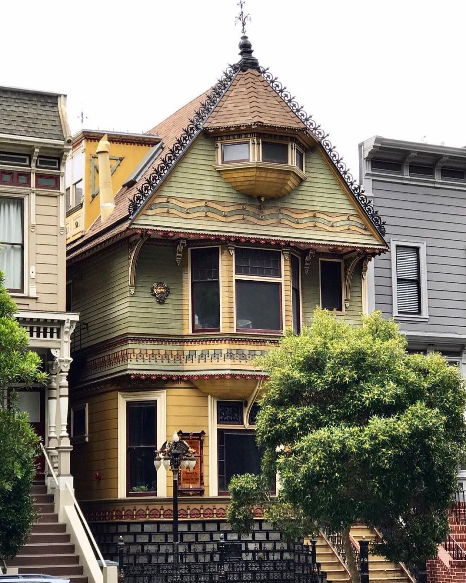 Викторианский дом Сан Франциско