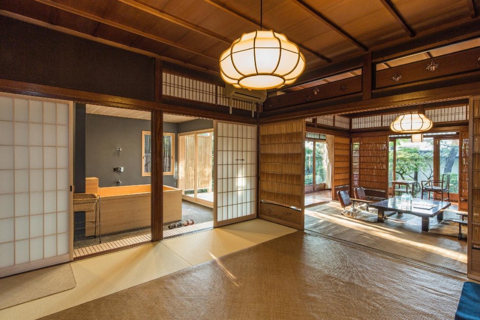 Традиционные дома в Японии внутри