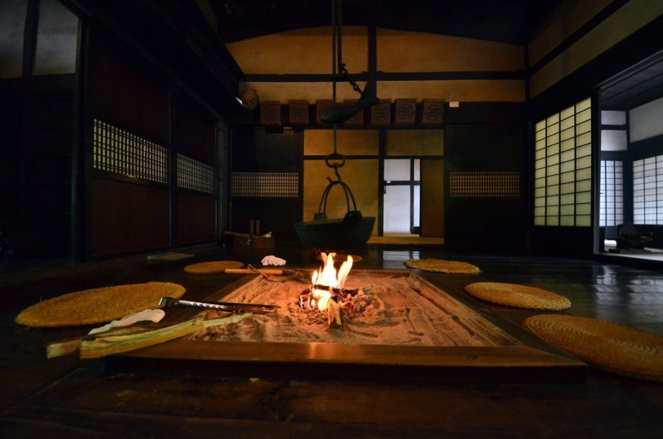 Традиционный дом в Японии Минка