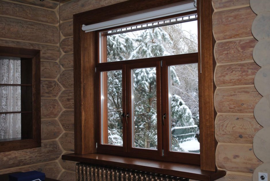 Красивые деревянные окна