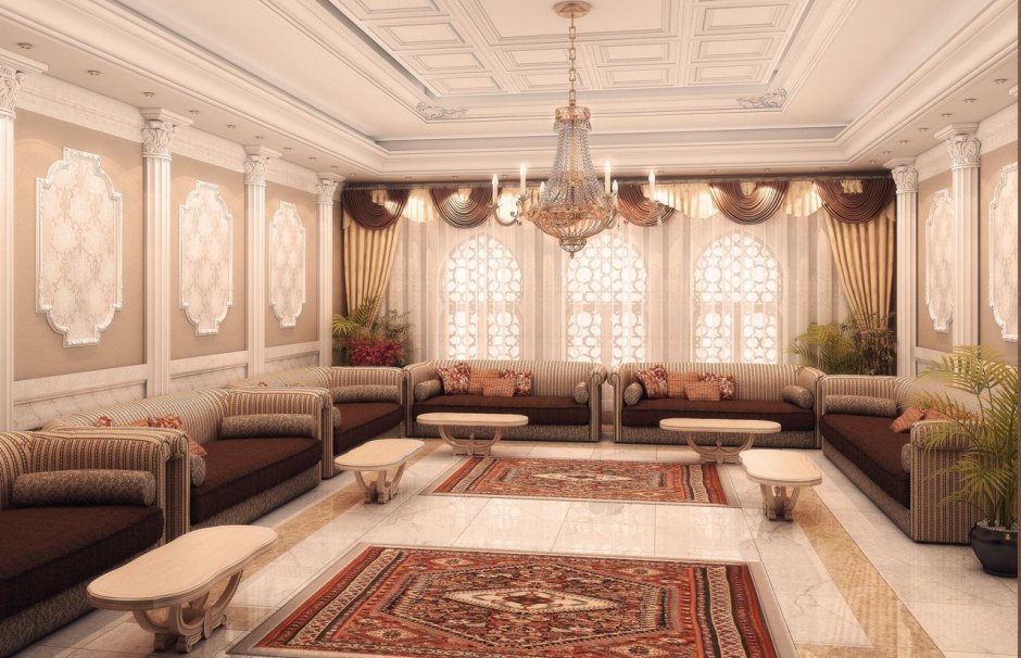 Гостиная в казахском стиле