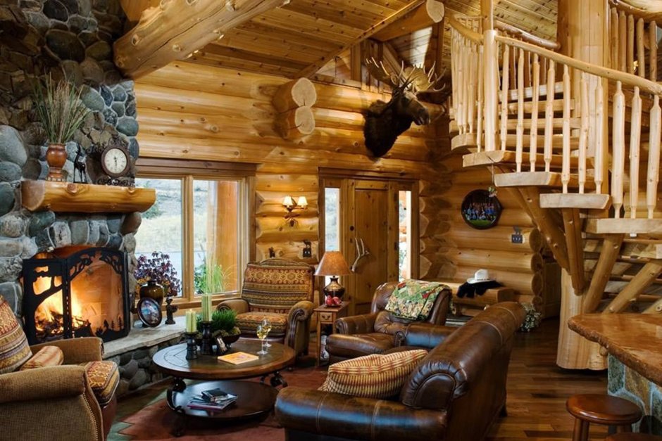 Деревянный дом юрта