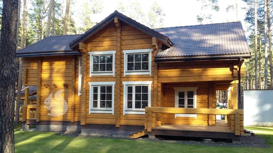 Норвежский дом из лафета