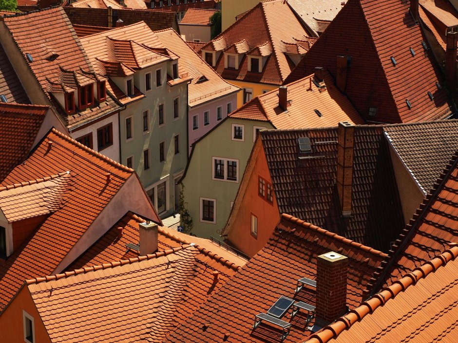 Крыши домов вид сверху (49 фото)