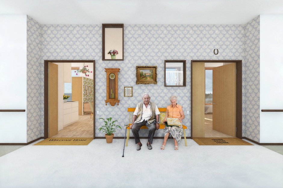 Дом престарелых дизайн интерьер