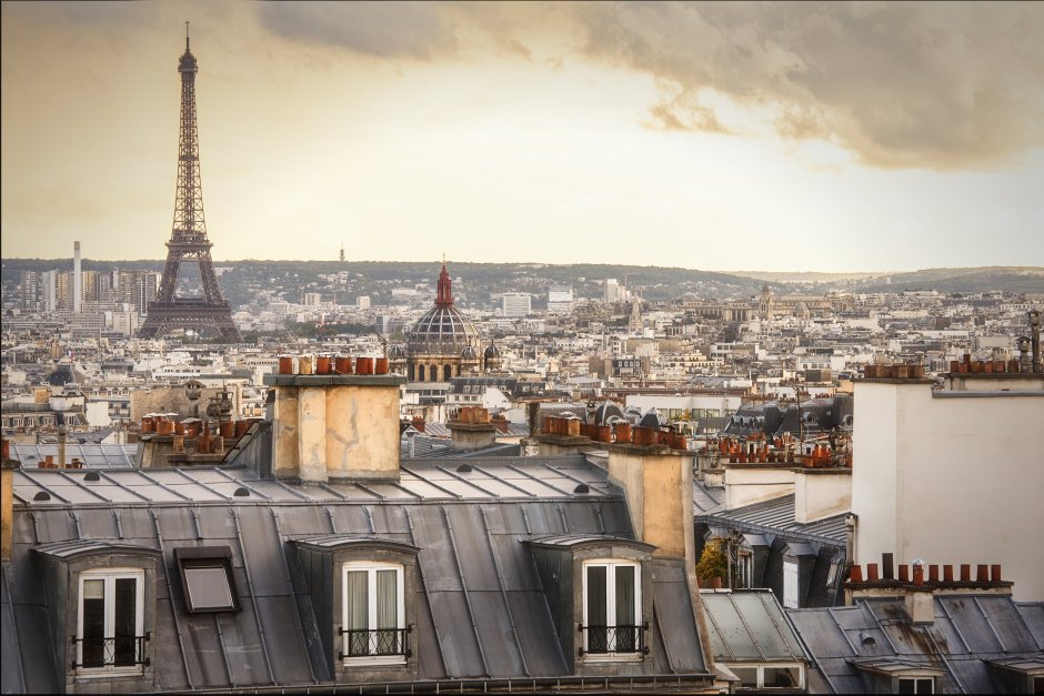 Отель с видом на Эйфелеву башню Париж
