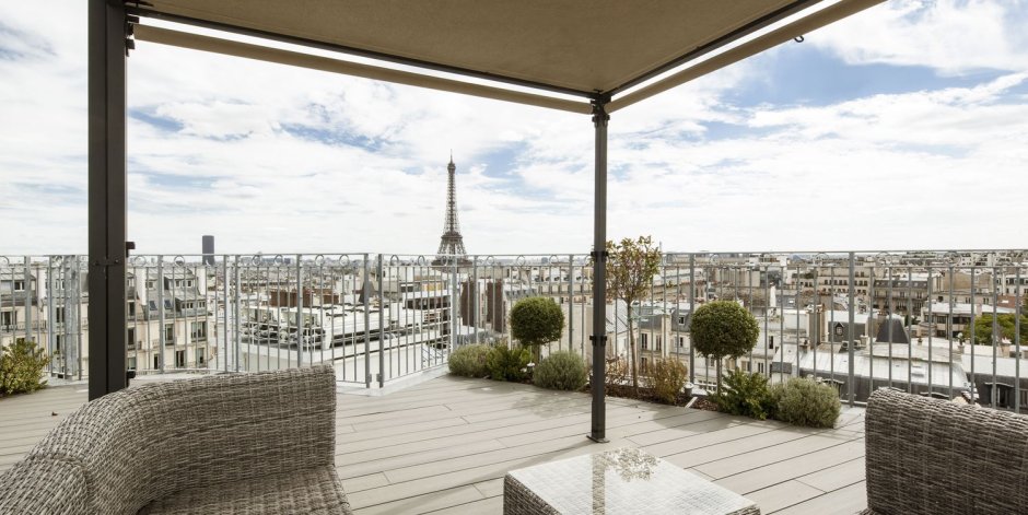 Крыши домов Парижа