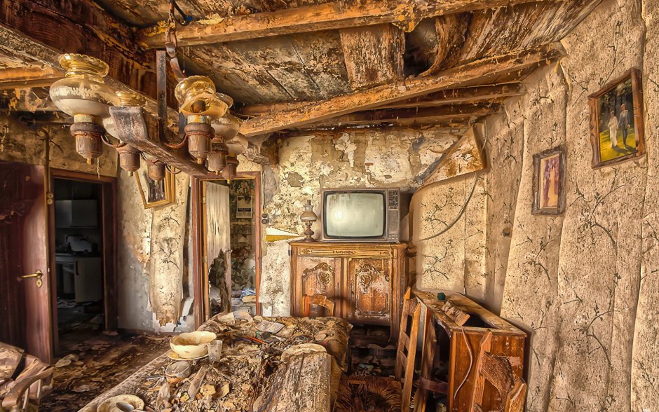 Старинный интерьер комнаты