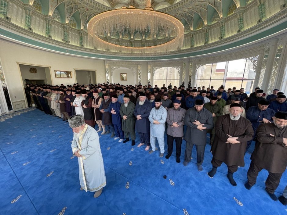 Мечеть сердце Чечни в Грозном внутри