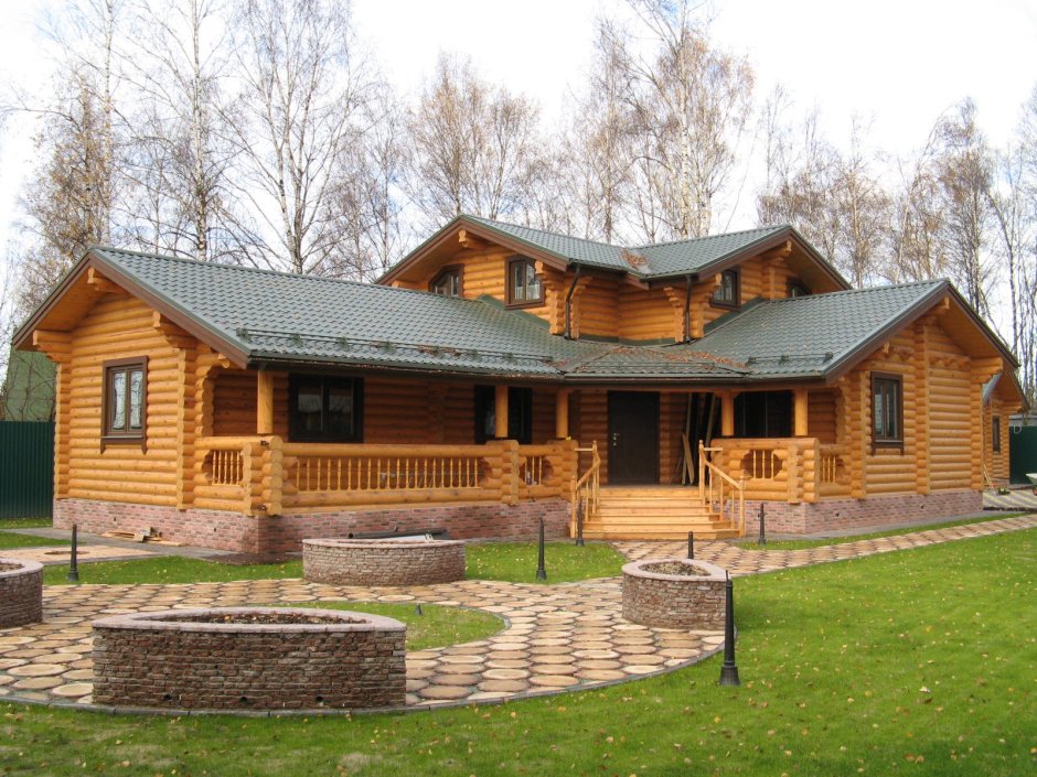 Финский бревенчатый дом