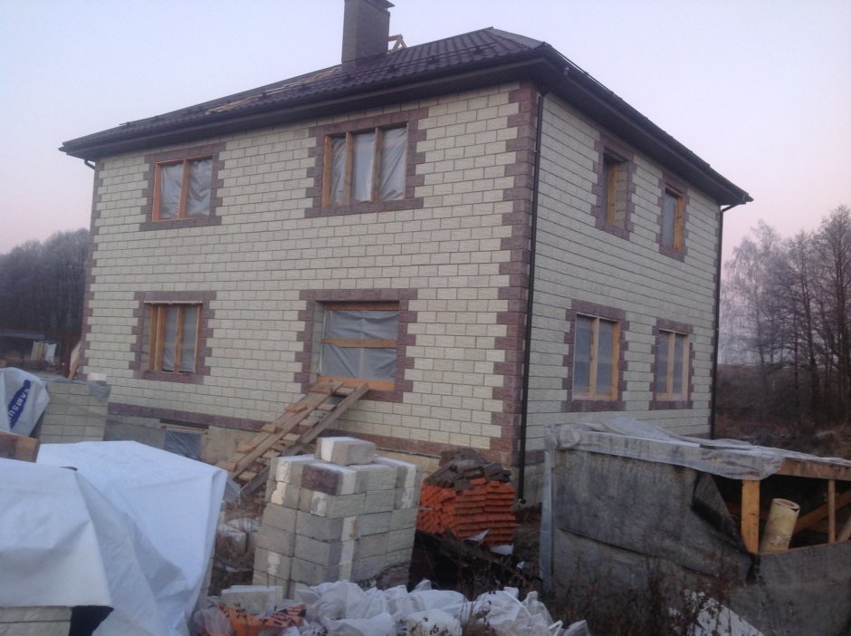 Дом из теплоблока