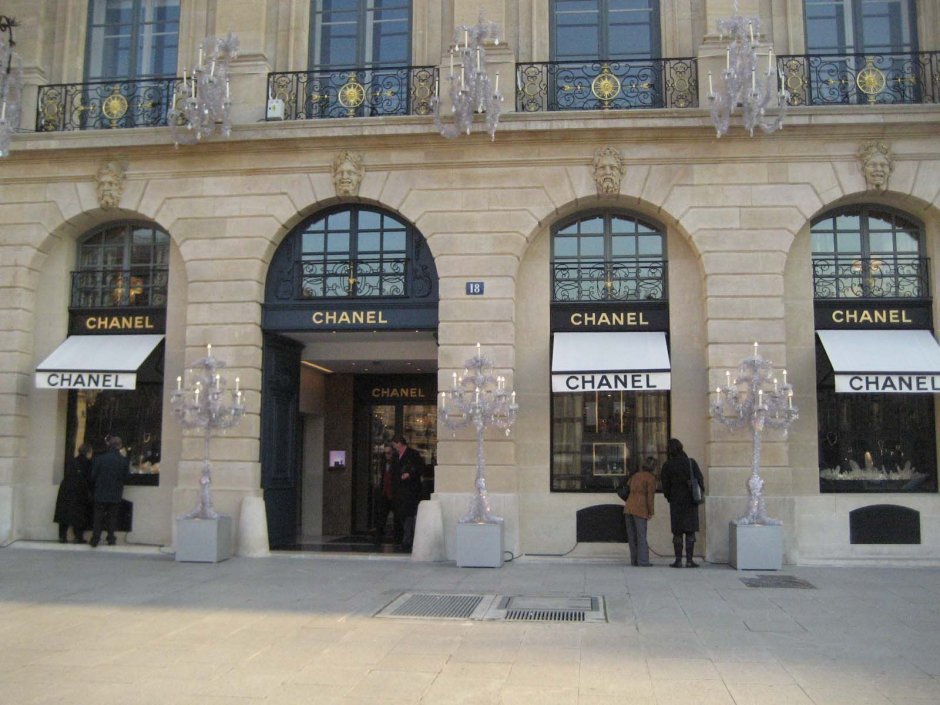 Бутик Шанель в Париже