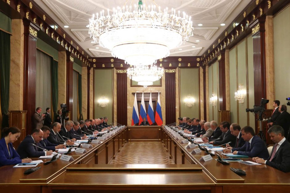 Зал пленарных заседаний совета Федерации