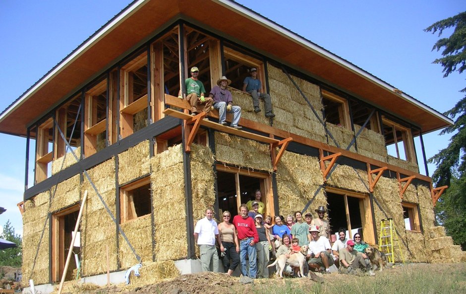 Straw Bale House Construction