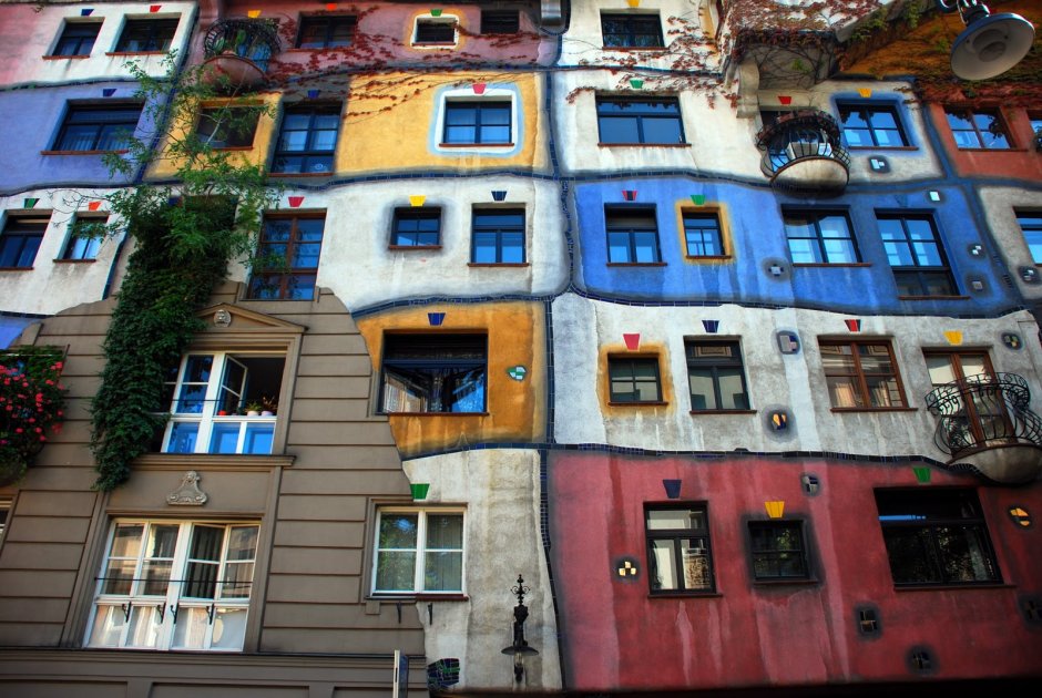 Разрисованные стены домов