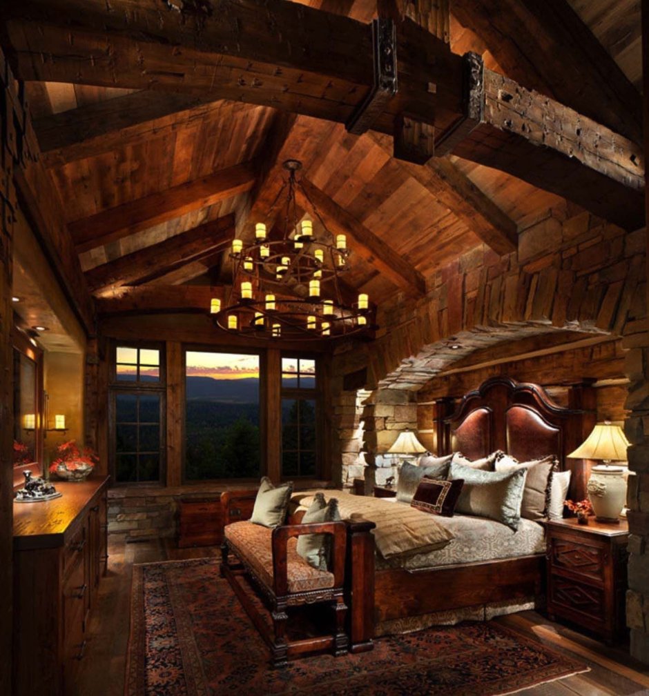 Уютный деревянный дом