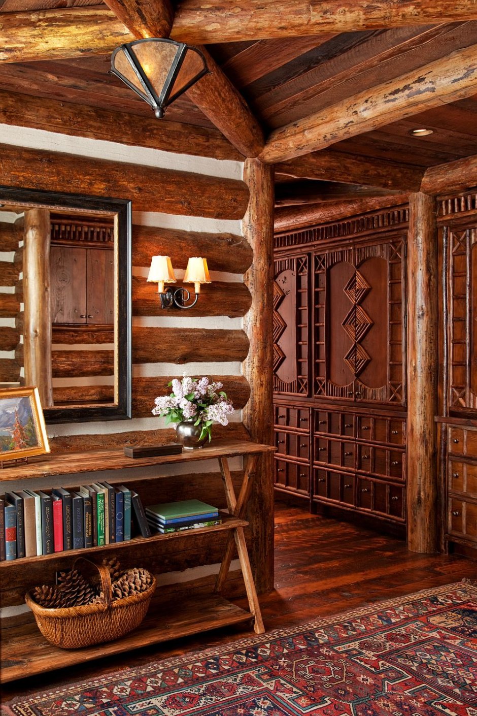 Интерьер старого деревянного дома