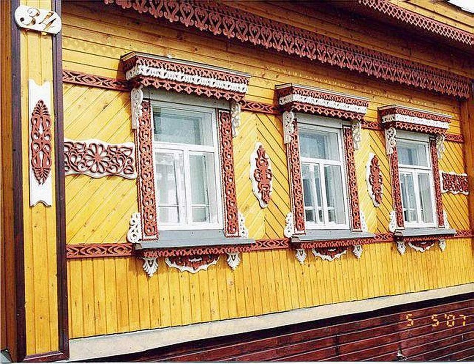 Татарские наличники на окна