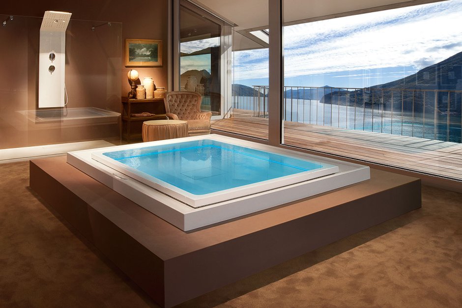 Спа бассейн gruppo Treesse Fusion Spa 230 230 x 180 x 67h (Ghost System®)