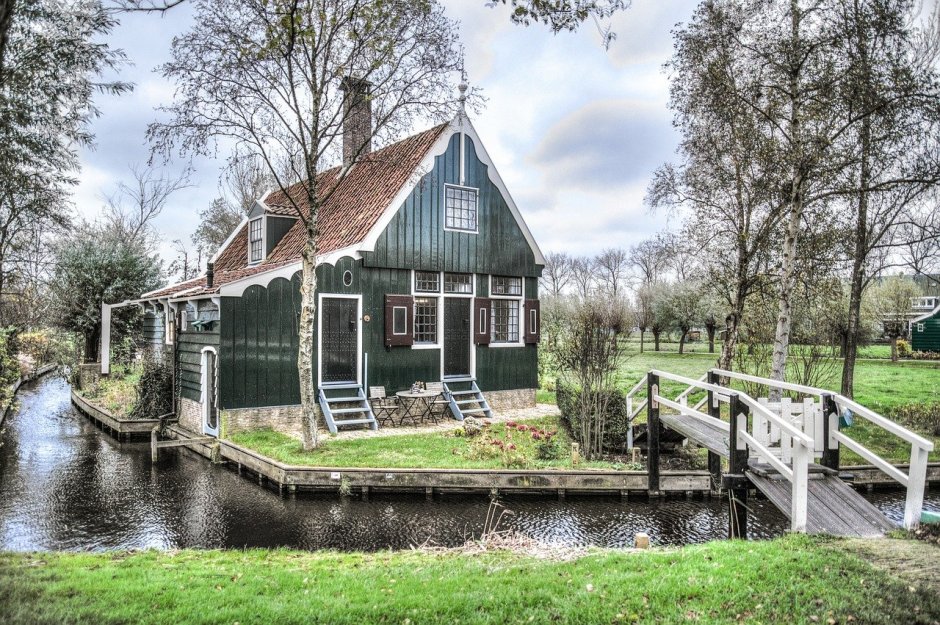 Красивые сады и домики Голландии