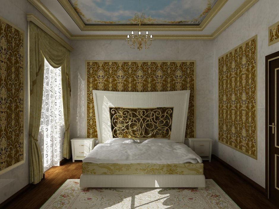 Интерьер спальни в дагестанском стиле