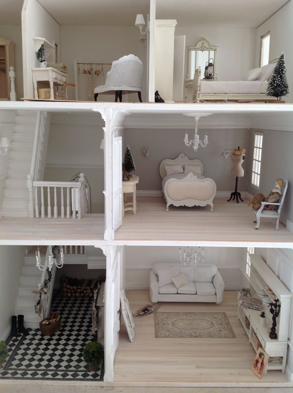 Мебель для кукольного домика своими