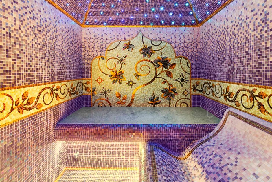 Мозаика Bisazza в хамаме
