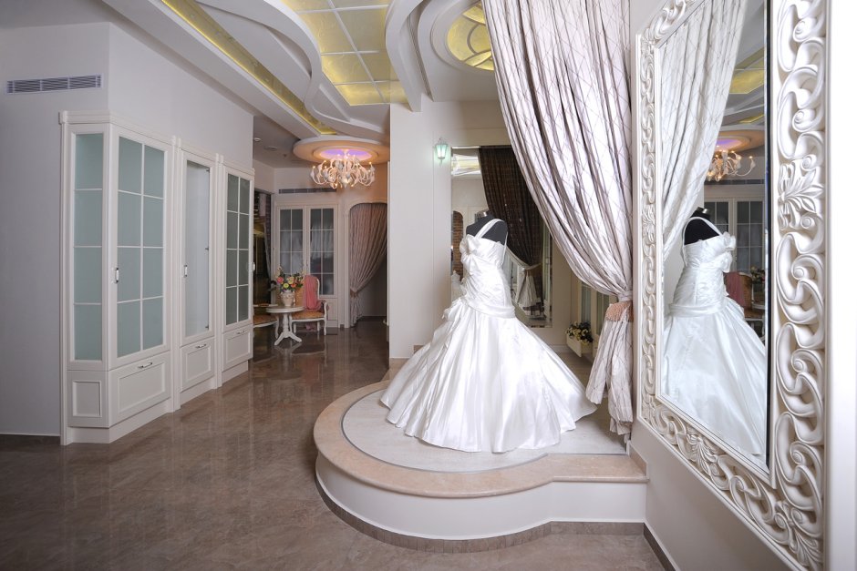 Интерьер свадебного салона (60 фото)