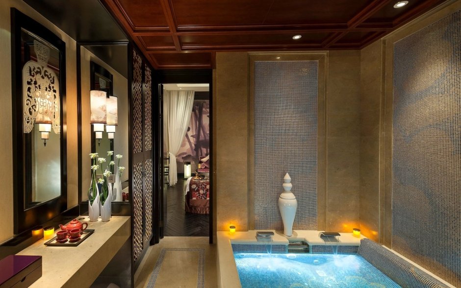 Ванная комната в стиле спа салона