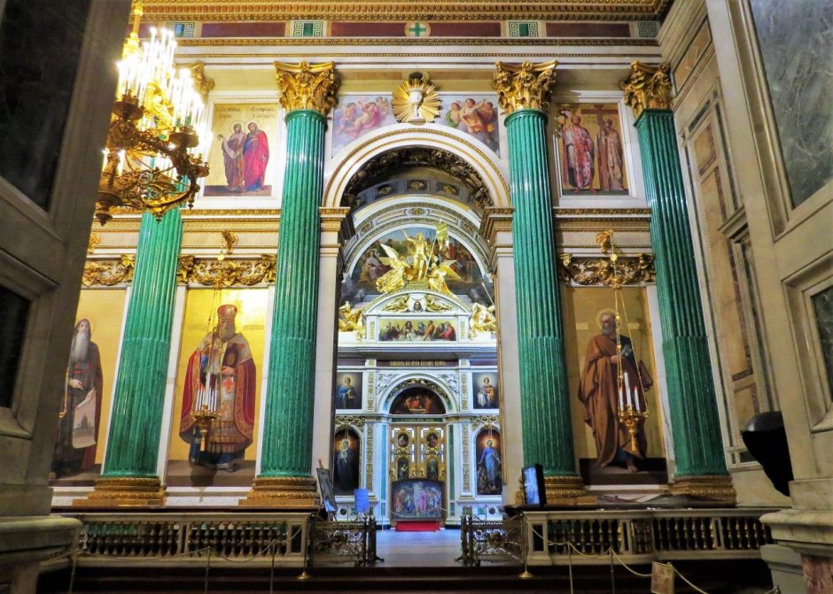 Иконостас Исаакиевского собора в Санкт-Петербурге