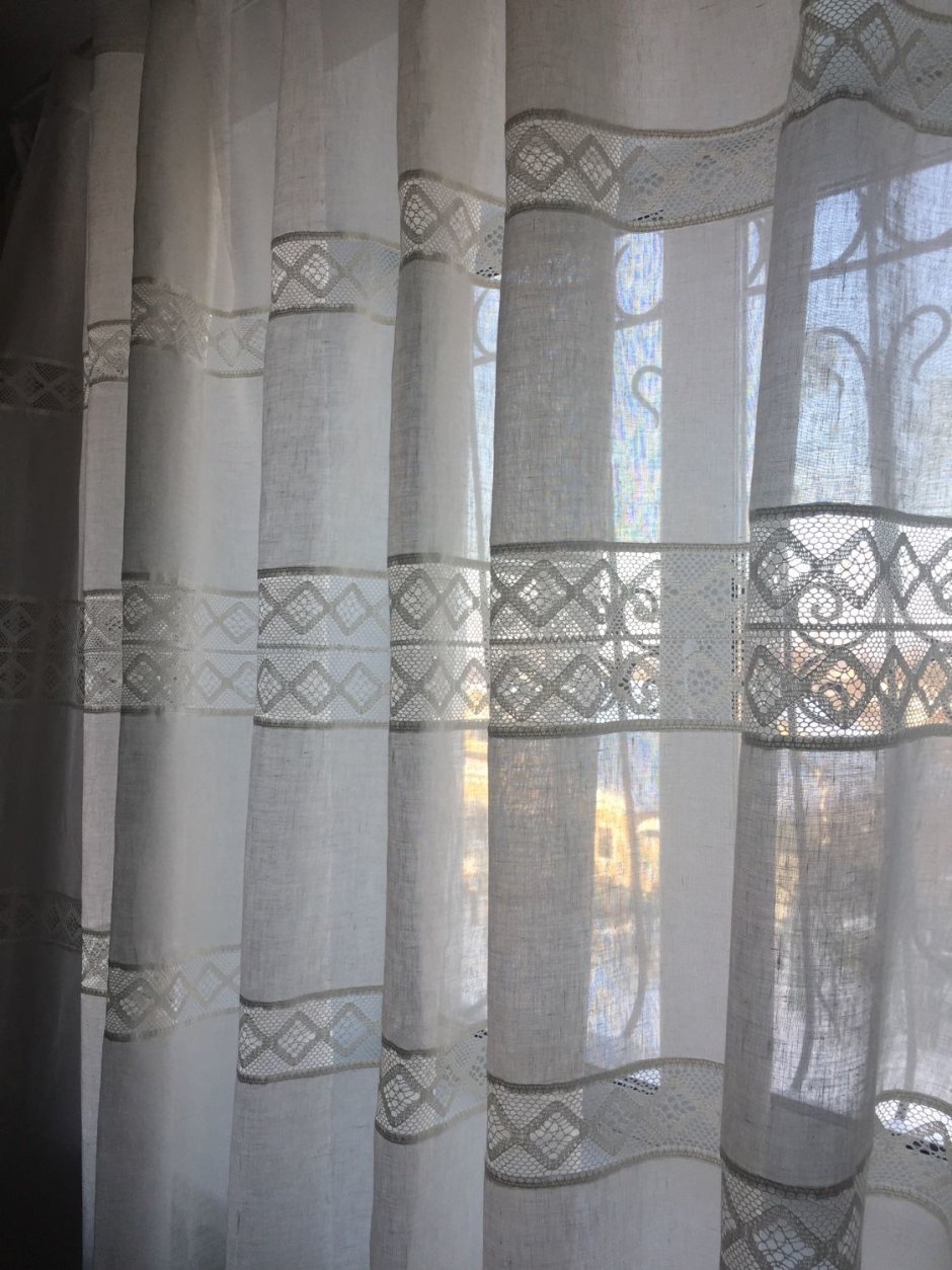 Тюль с каймой