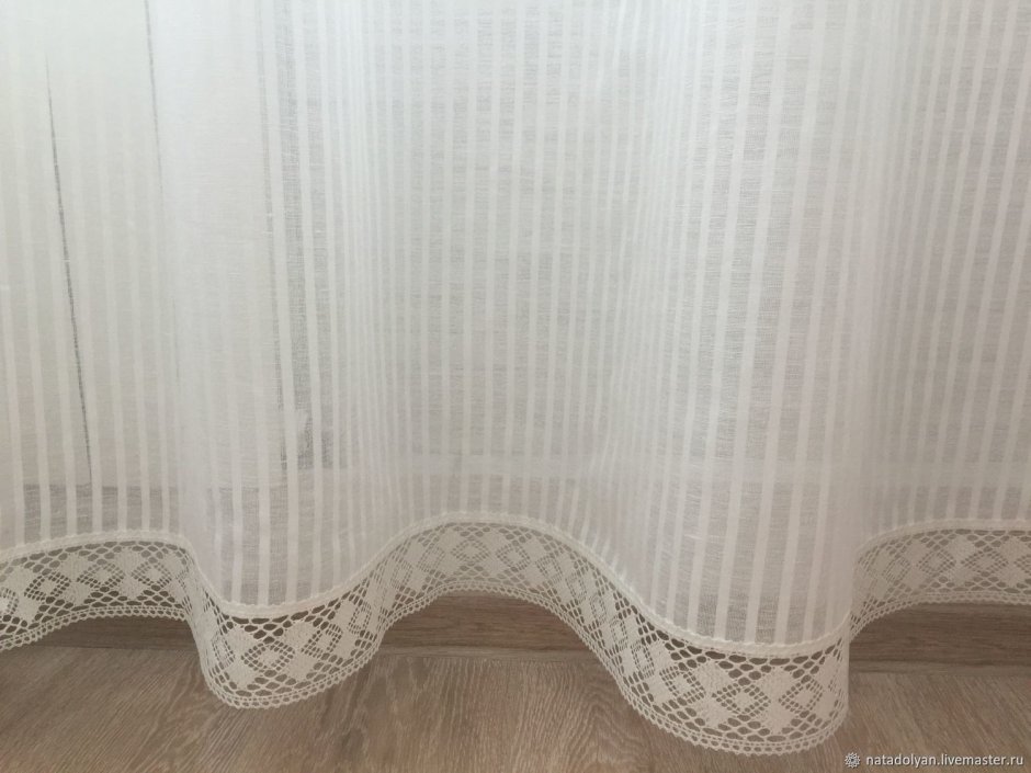 Тюль лен комбинировать