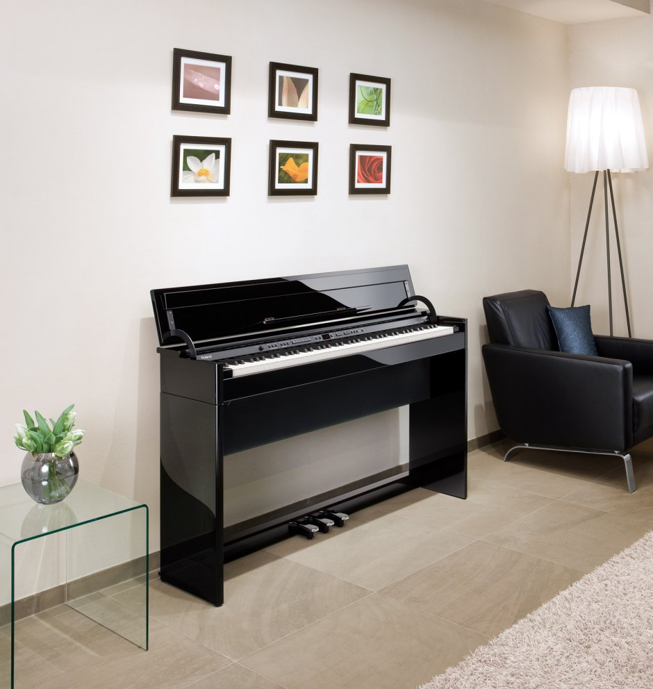 Цифровое пианино в квартире