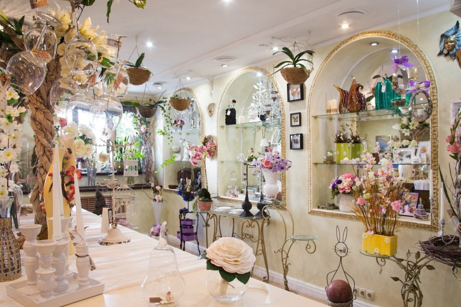 Интерьер цветочного магазина