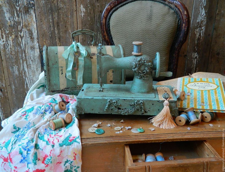 Декор швейной машинки