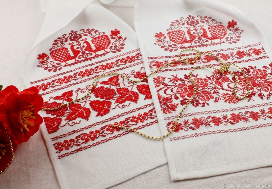 Традиционный свадебный рушник