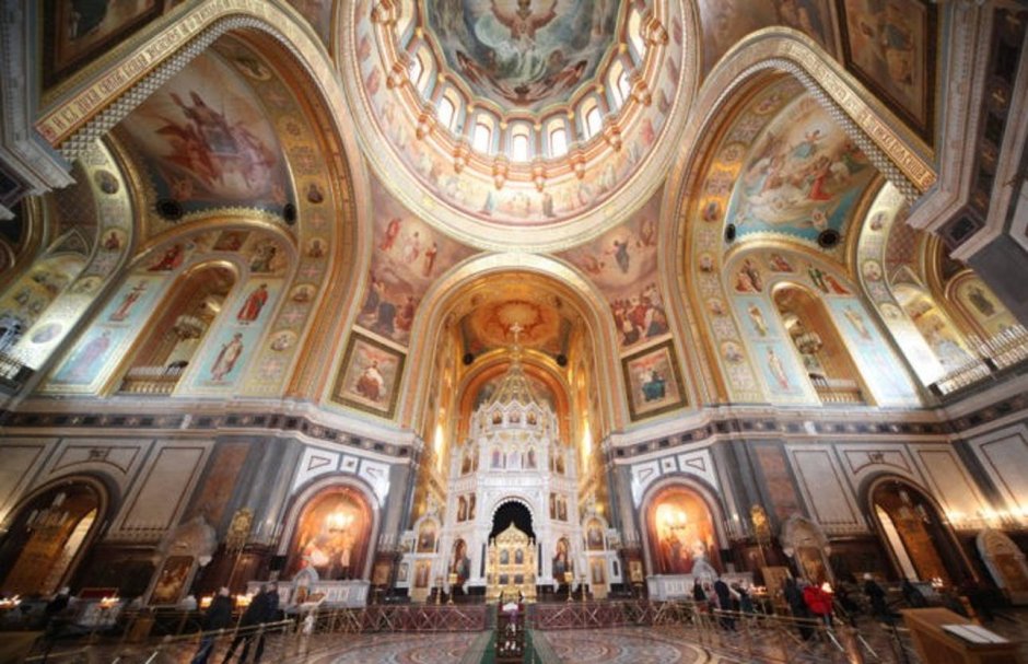 Храм Христа Спасителя в Москве внутри