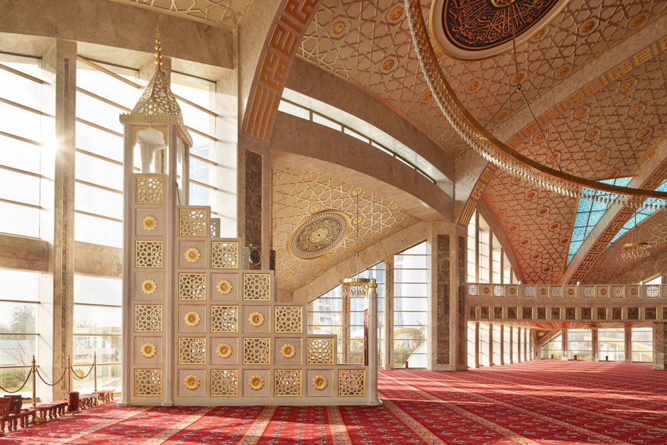 Интерьер мечети (53 фото)