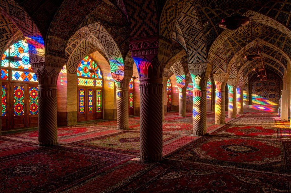 Мечеть Насир Аль-Мульк Шираз Иран