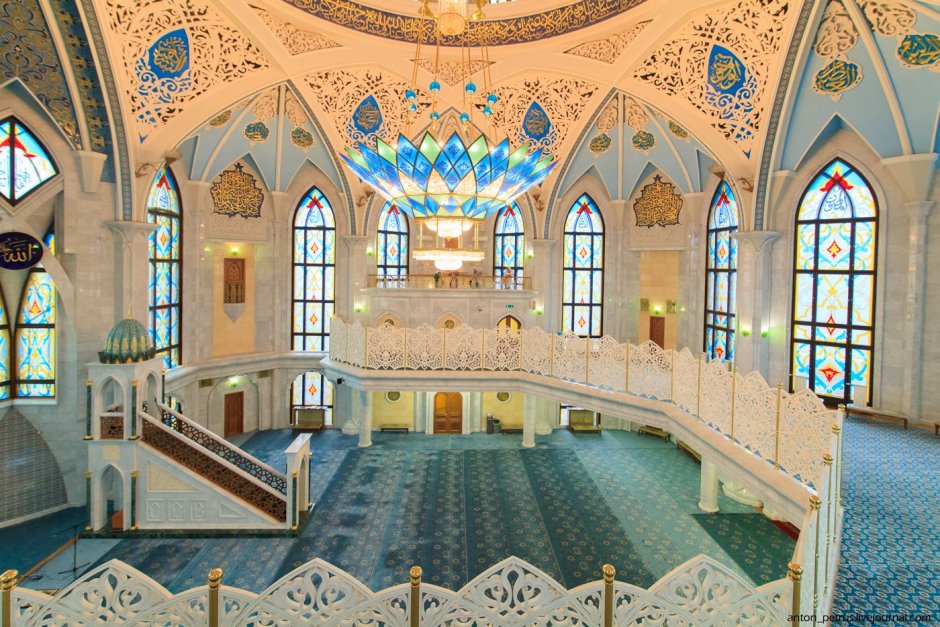 Мечеть кул-Шариф в Казани внутри