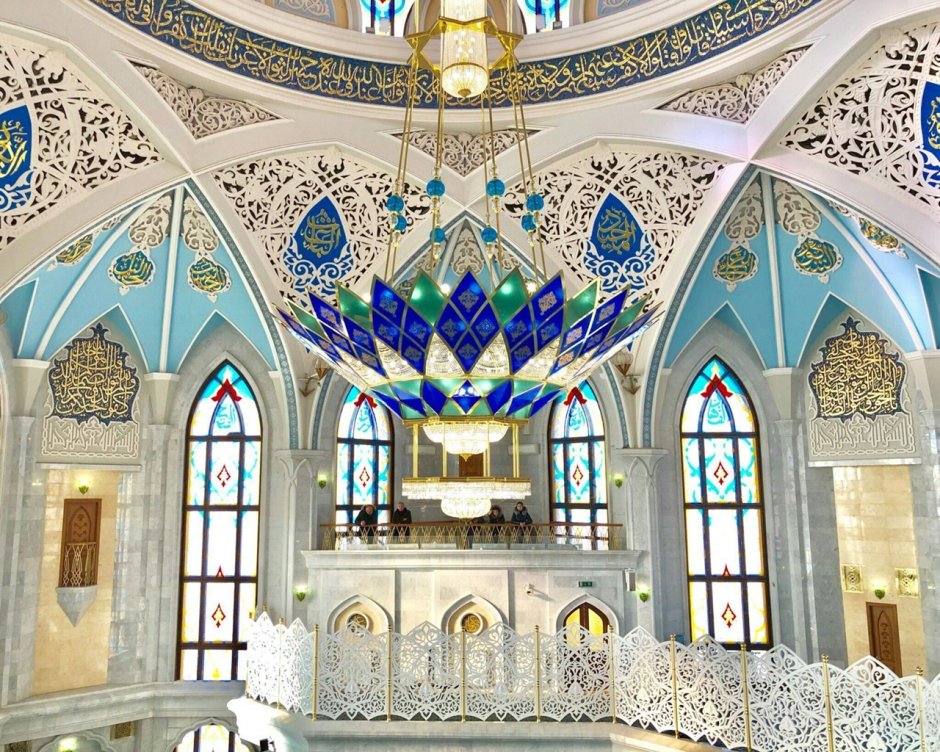 Казанская мечеть кул Шариф внутри